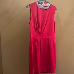 Ted Baker Coral Red Short Dress with Bow | Size US 2
